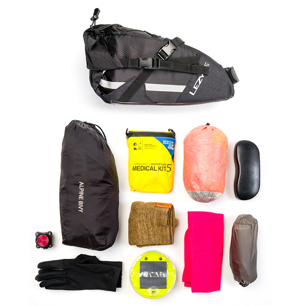 Lezyne XL Caddy Seat Bag Strap 7.5L Black